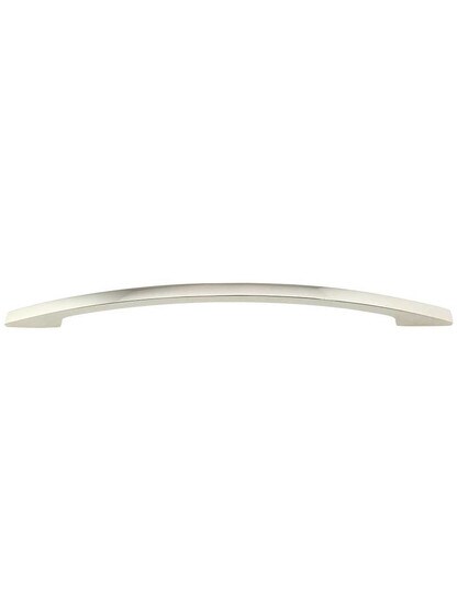 Oval Cabinet Pull - 8'' Center-to-Center in Polished Nickel.